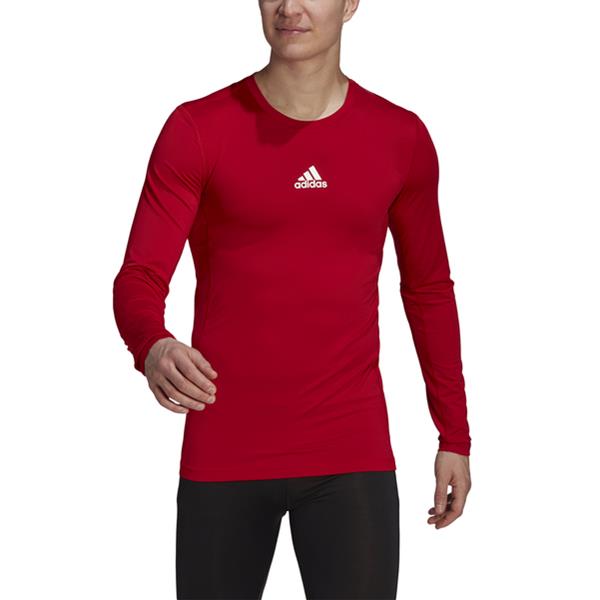 adidas TECHFIT LS TOP Power Red